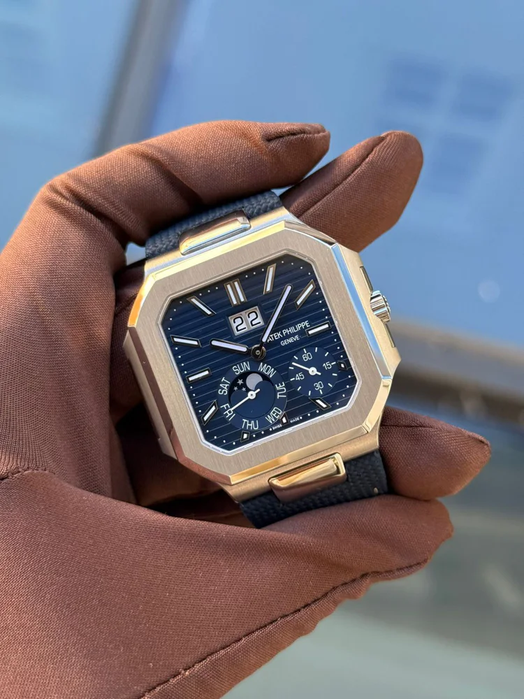 Patek Philippe Cubitus Platinum Blue Dial